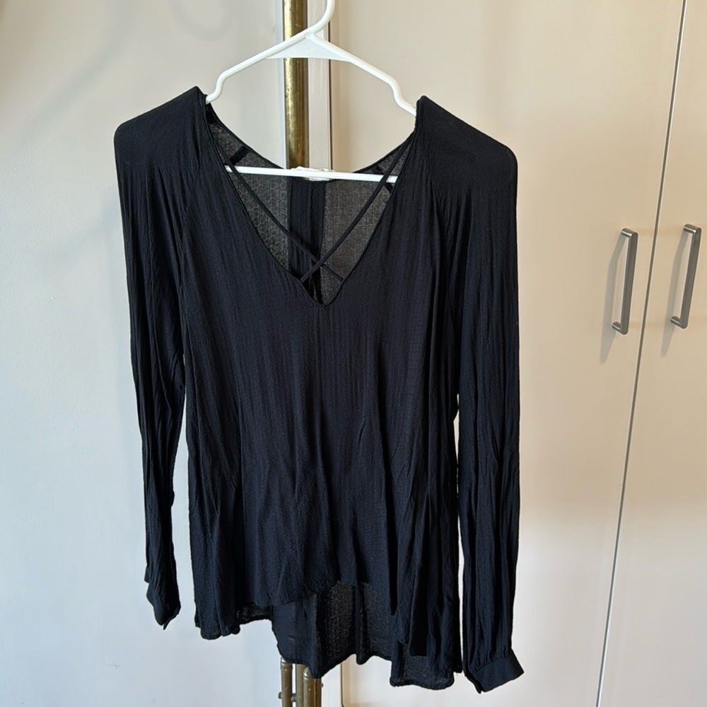 Lush cross detail tunic